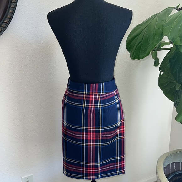 Talbots Women’s Tartan Red Plaid A-Line Classic Skirt Size 8 NEW Zipper! - Picture 6 of 12